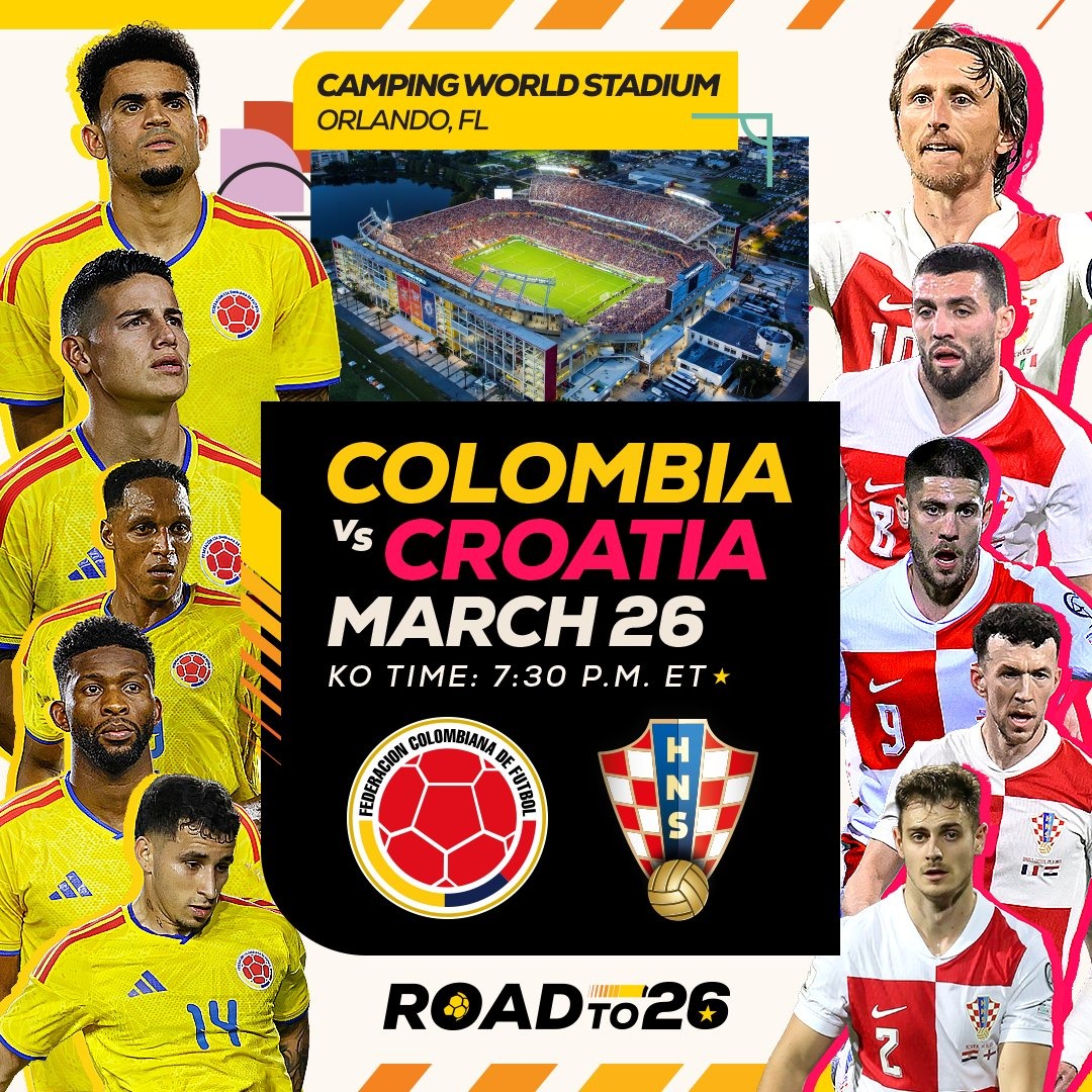 Croacia anuncia convocatoria para enfrentar a Colombia en amistoso internacional rumbo al Mundial