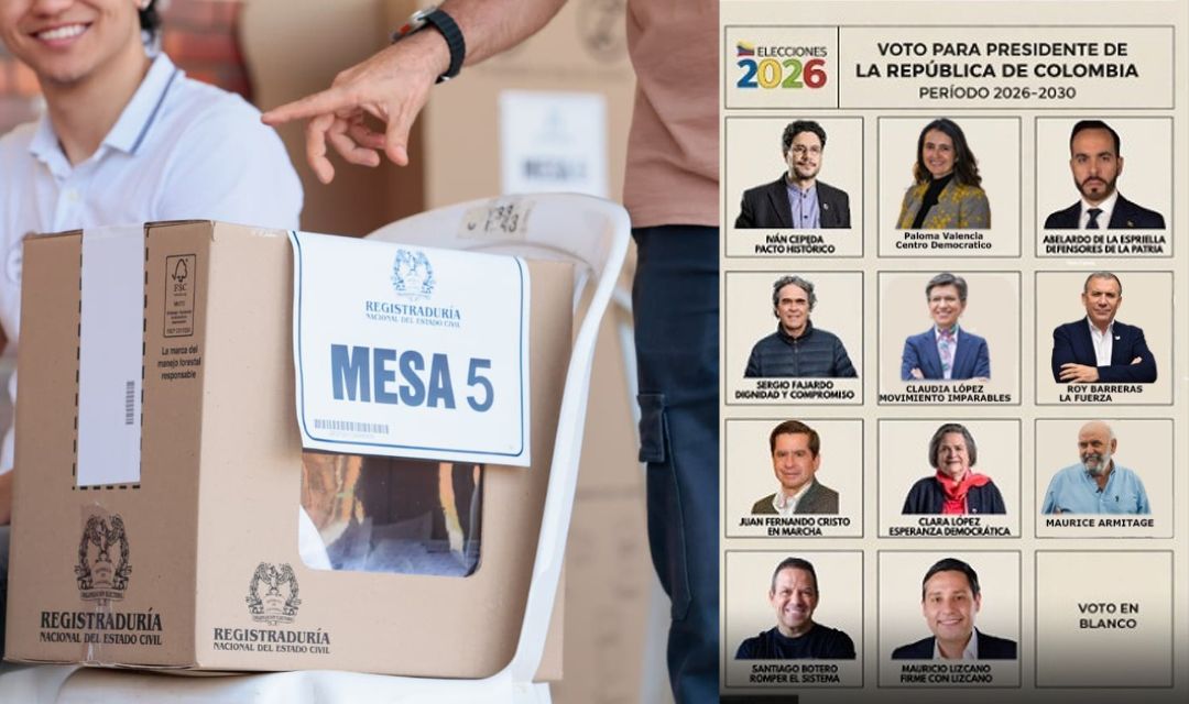 La carrera presidencial de 2026 reúne a múltiples aspirantes que buscan llegar a la Casa de Nariño