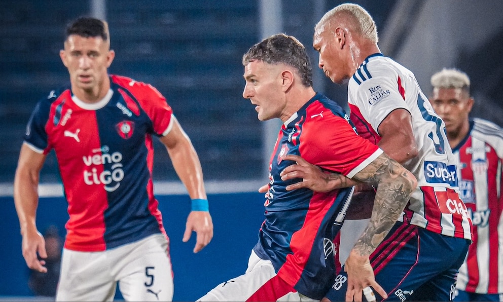 Junior cae 1 a 0 ante Cerro Porteño en Paraguay por Copa Libertadores