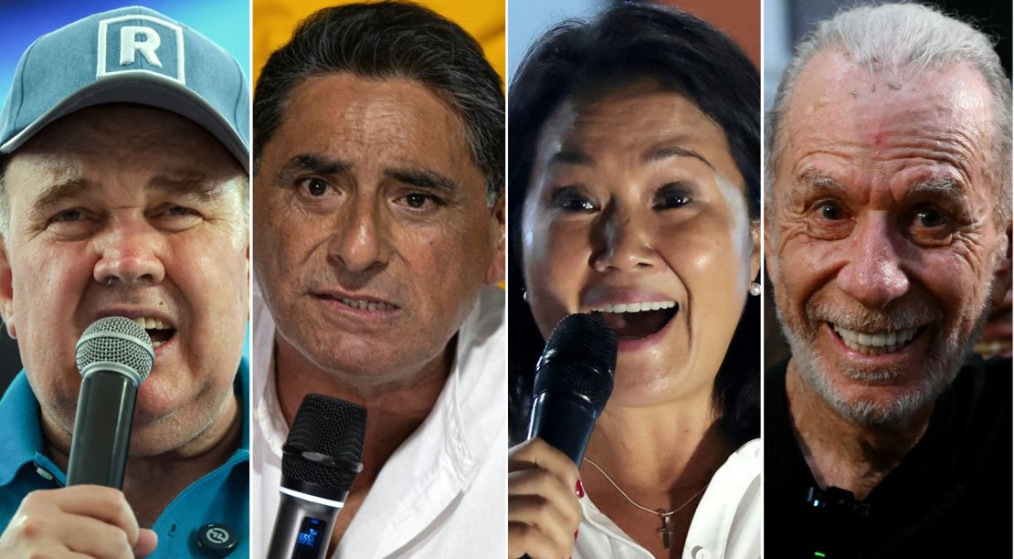Perú llega a elecciones sin favorito claro y con una disputa abierta entre Fujimori, López Aliaga y outsiders