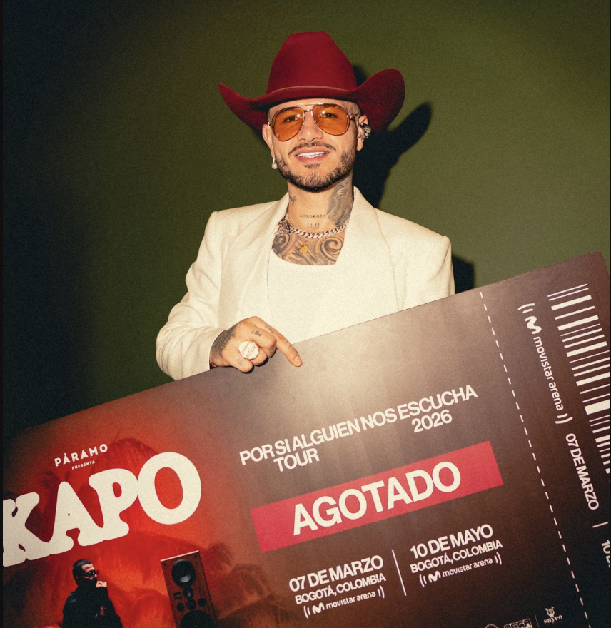 Kapo firma un segundo sold out en el Movistar Arena y consolida su gran momento en la música latina