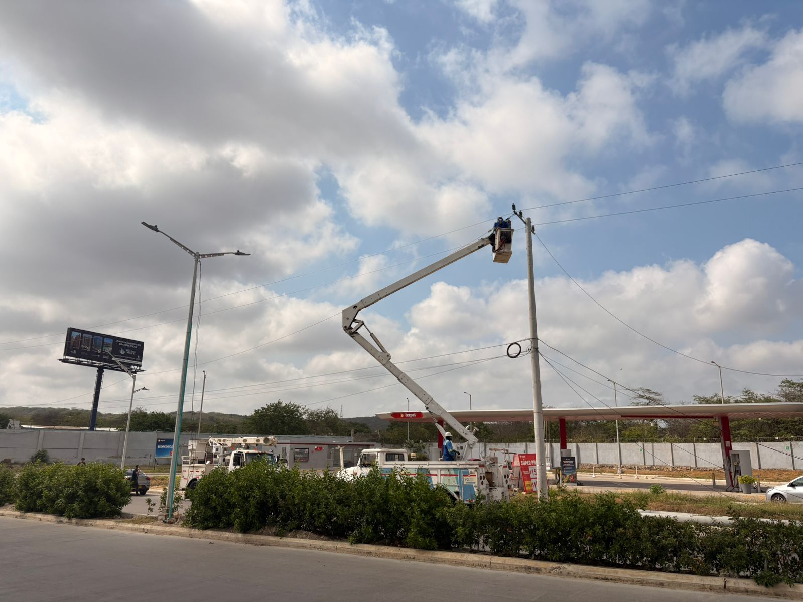 Reparan falla eléctrica en Villa Campestre tras trabajos de infraestructura en el norte del Atlántico