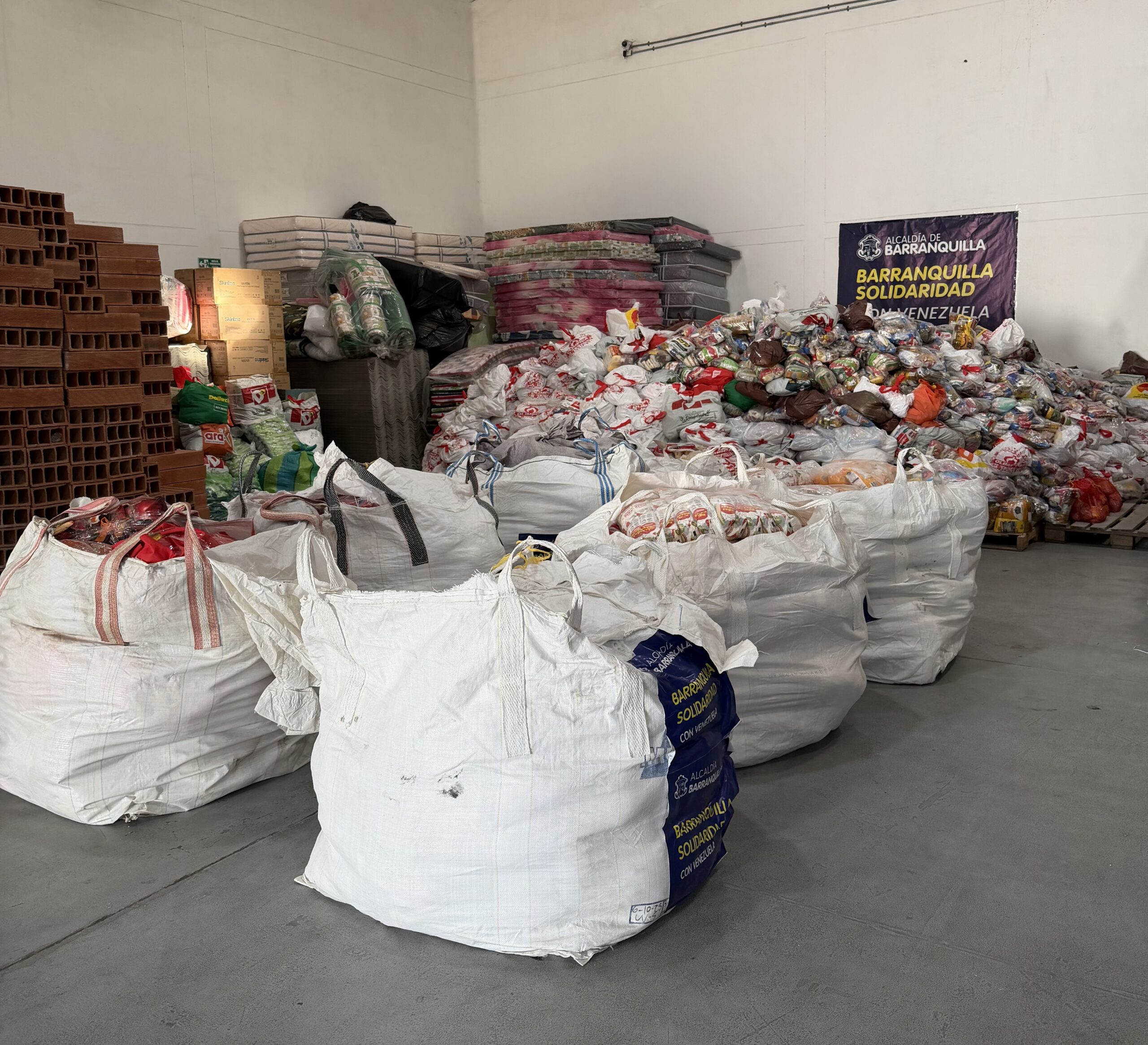 Barranquilla supera las 80 toneladas de ayuda humanitaria para apoyar a las víctimas del terremoto en Venezuela