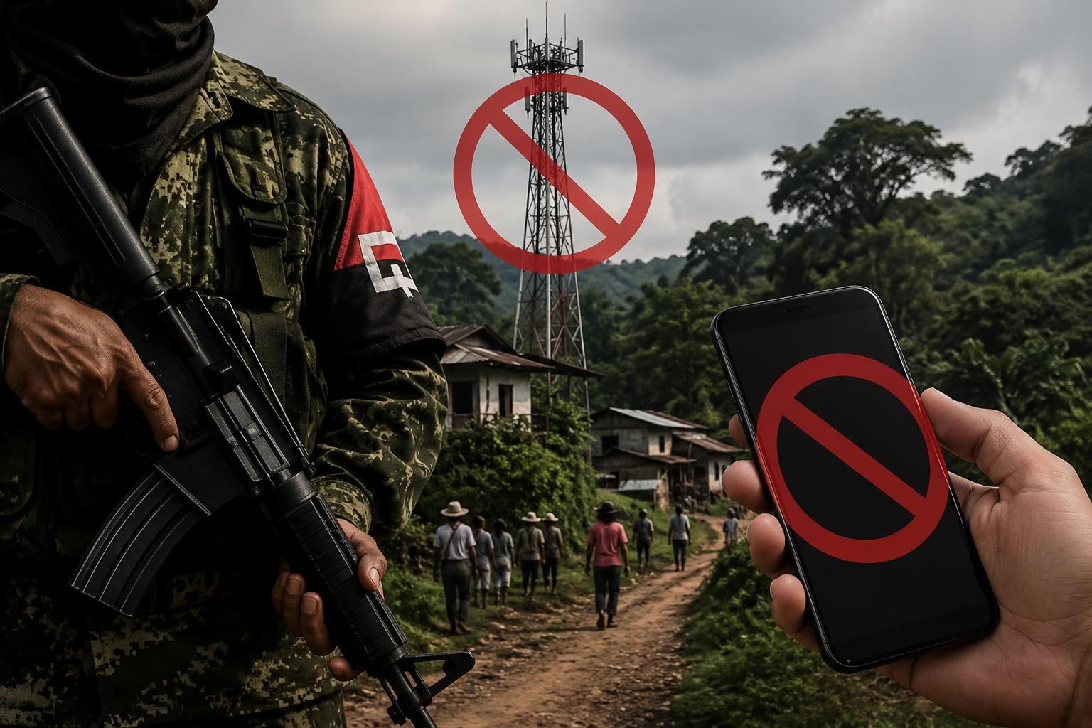 Comunidades del sur de Bolívar denuncian amenazas del ELN por uso de celulares y antenas