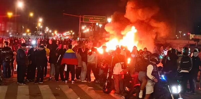 Disturbios en Cali dejan daños en estaciones del MIO y cámaras de fotodetección tras conocerse resultados electorales