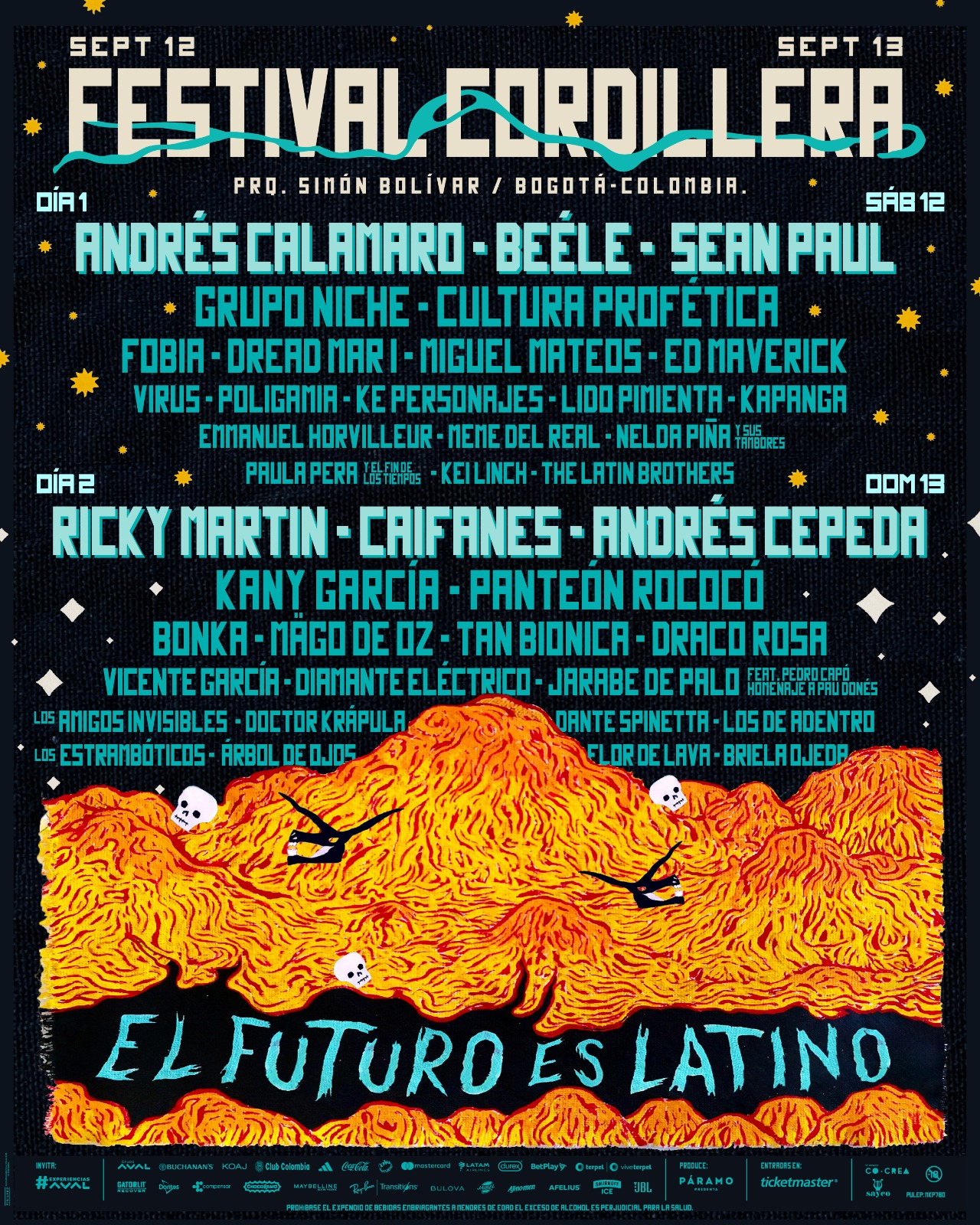 Festival Cordillera Revela La Distribución Oficial Por Días Del Cartel De Su Quinta Edición