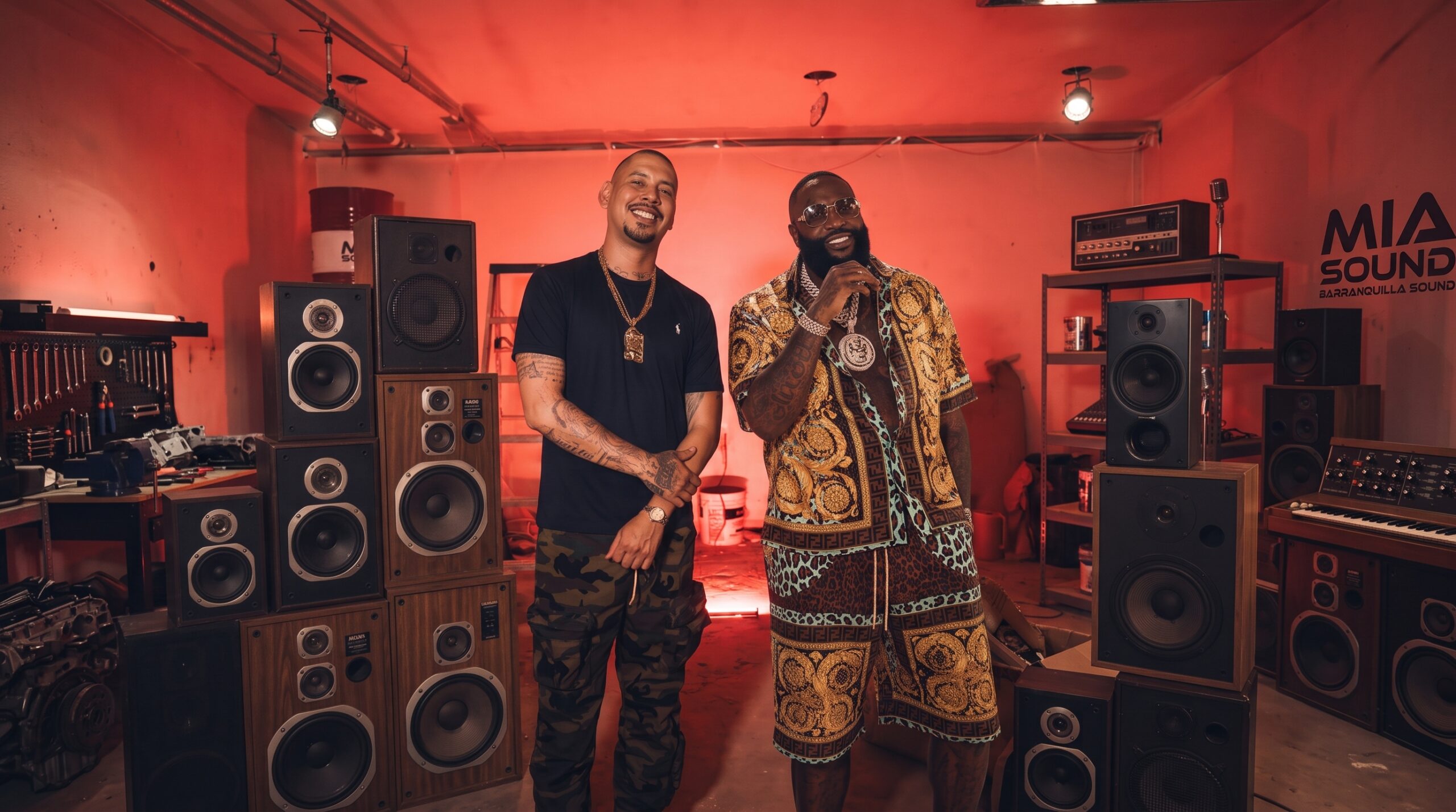 Rick Ross pone sus ojos en el talento colombiano de Kikoysucalle en Miami
