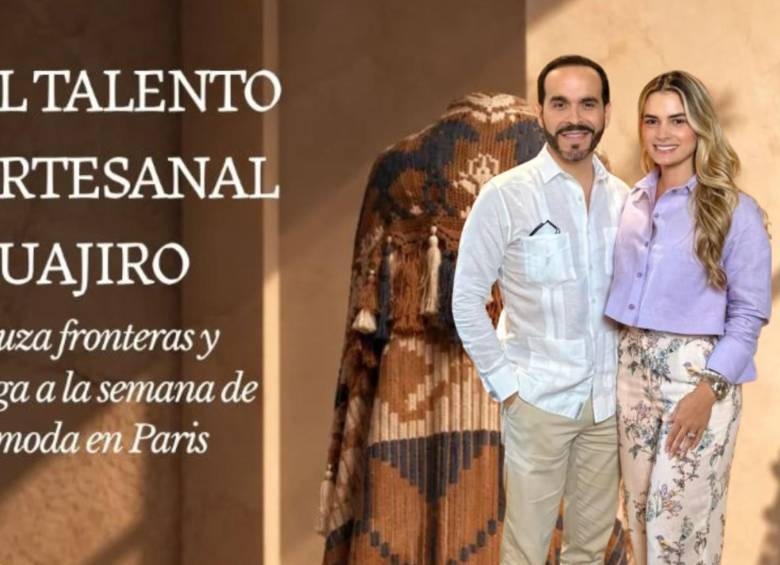 Ana Lucía Pineda llevó a París una muestra de la artesanía colombiana y respondió por los gastos del viaje
